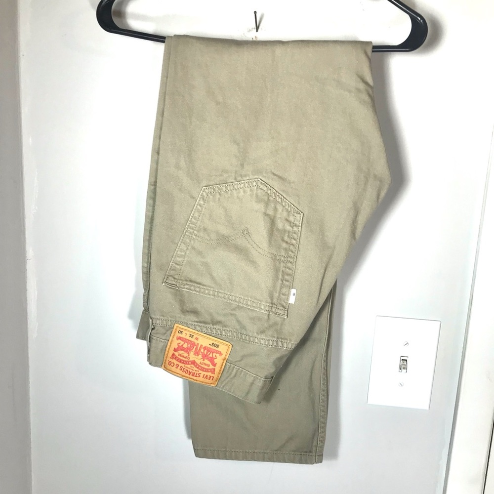 Levi’s tan 505 regular fit jeans size 31x30 Preowned